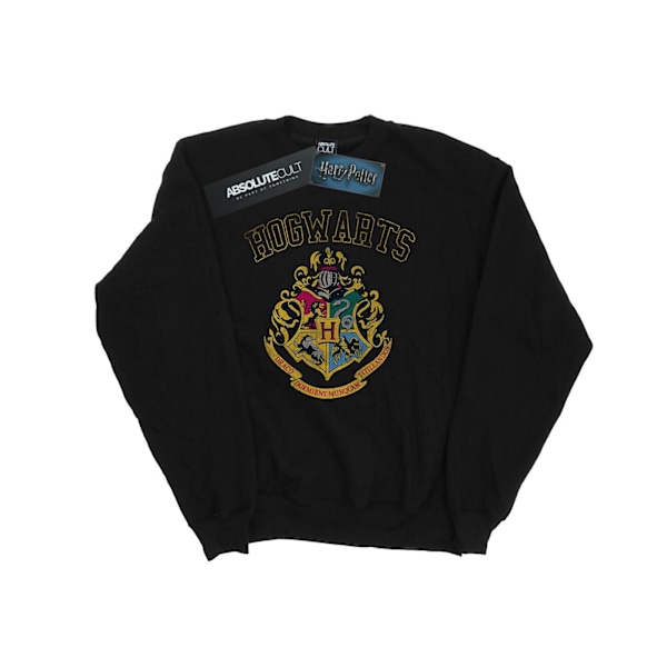 Harry Potter Pojkar Varsity Style Crest Sweatshirt 12-13 År Svart Black 12-13 Years