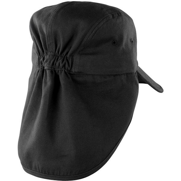 Result Unisex Huvudbonad Fällbar Legionärshatt / Kepsen En Storlek B Black One Size