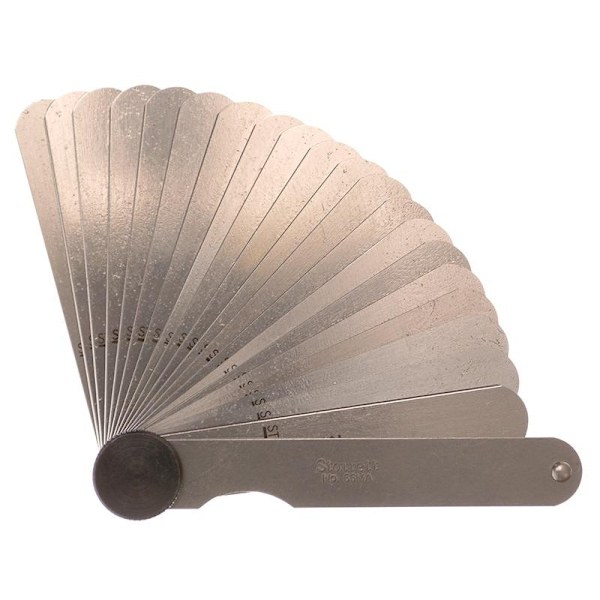 Starrett Metrisk Bladmåttssats 0.05-1mm Flerfärgad Multi Colour 0.05-1mm