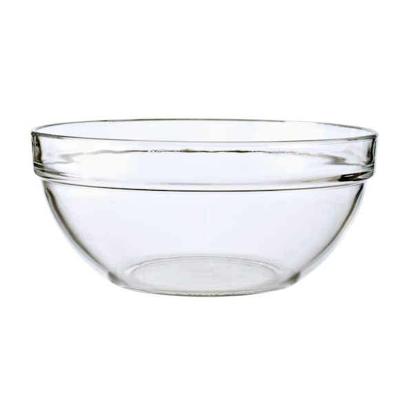 Luminarc Glasstaplings Skål, Multifunktionell, 23 x 23 x 10,5 cm, Klar Clear 23 x 23 x 10.5cm