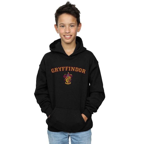 Harry Potter Pojkar Gryffindor Crest Hoodie 7-8 År Svart Black 7-8 Years