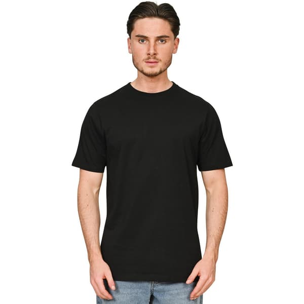 Casual Classics Unisex Vuxen Kammad Ringspunnen Bomull Slim T-shirt Black M