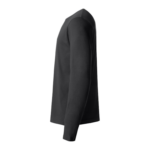Clique Basic Långärmad T-shirt Herr 4XL Svart Black 4XL