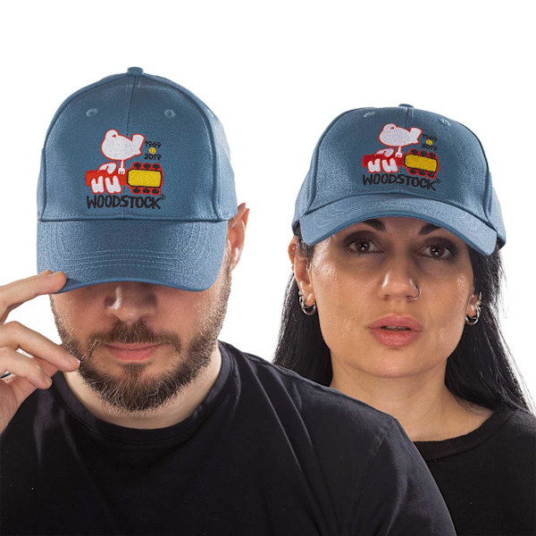 Woodstock Unisex Vuxen Logo Baseball Cap One Size Denim Blå Denim Blue One Size