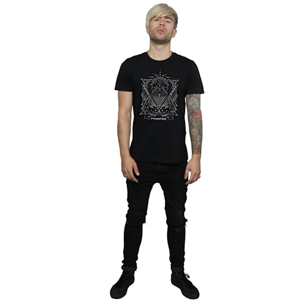 Fantastiska vidunder Mäns Fwooper ikon T-shirt XL Svart Black XL