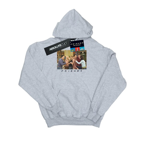 Friends Boys Group Photo Apartment Hoodie 9-11 år Sport Grå Sports Grey 9-11 Years