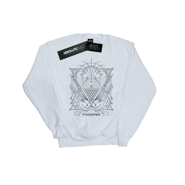 Fantastiska vidunder Kvinnors/Damers Fwooper Ikon Sweatshirt XL Vit White XL