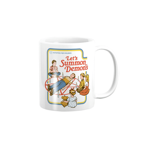 Steven Rhodes Let´s Summon Demons Mugg En Storlek Vit/Flerfärgad White/Multicoloured One Size
