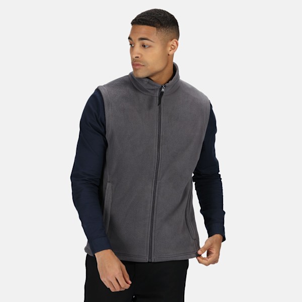 Regatta Professional Herr Microfleece Väst XXL Seal Grey Seal Grey XXL