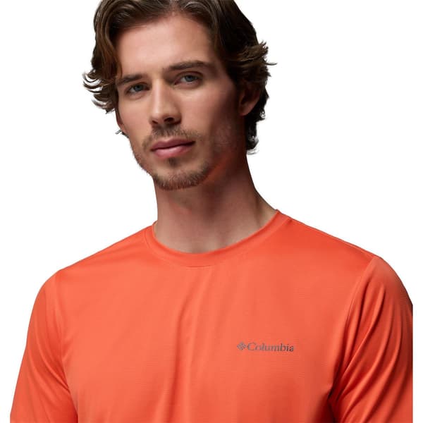 Columbia Herr Hike Tech Trail Performance T-shirt XL Orange Orange XL