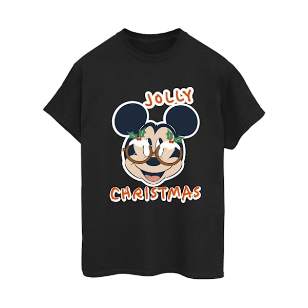 Disney Dam/Damer Mickey Mouse Jolly Christmas Glasögon Cotto Black 4XL