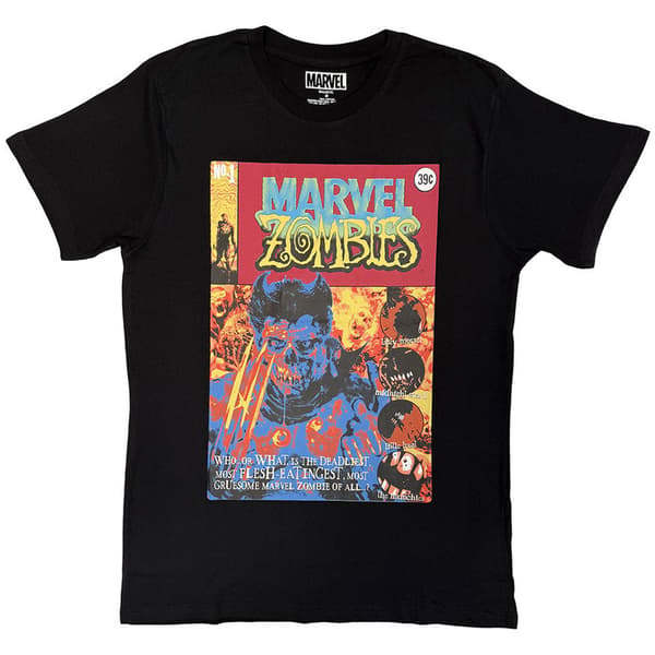 Marvel Comics Unisex Vuxen Wolverine Zombie T-Shirt S Svart Black S