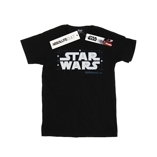 Star Wars Boys Final Design Logo T-shirt 7-8 år Svart Black 7-8 Years