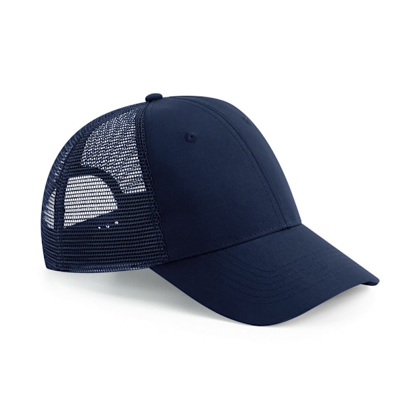 Beechfield Recycled Snapback Cap One Size French Navy French Navy One Size
