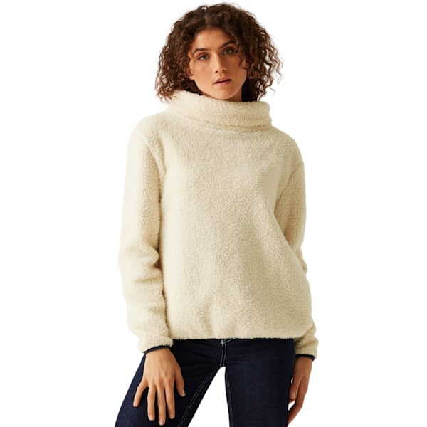 Regatta Ria Fluffy Overhead Fleece Top för Kvinnor/Dam 16 UK Ligh Light Vanilla 16 UK