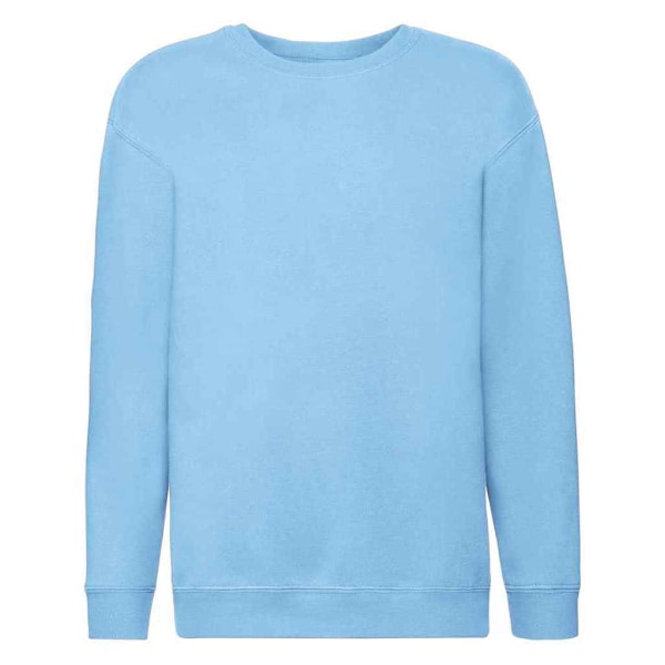 Fruit of the Loom Premium Drop Shoulder Sweatshirt för Barn Sky 9-11 Years