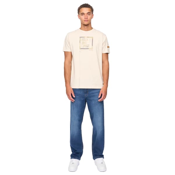 Duck and Cover Herr Primatic T-shirt L Benvit Off White L
