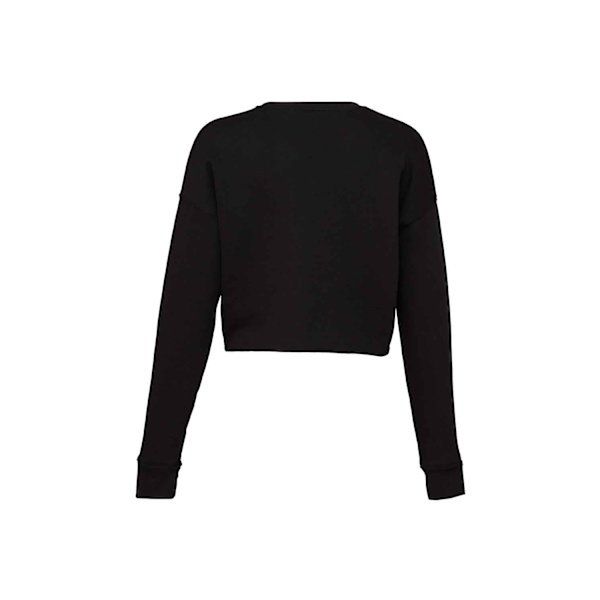 Bella + Canvas Damklippt Sweatshirt L Svart Black L