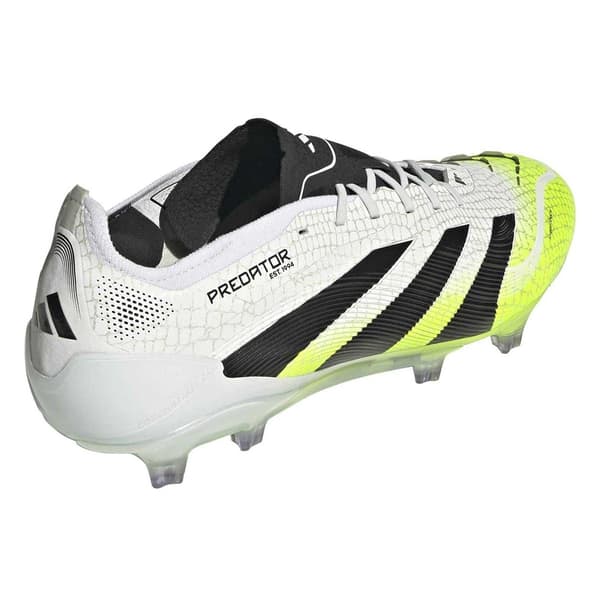 Predator Herr Predator Elite Fotbollsskor för fast underlag 4.5 UK White/Lemon 4.5 UK