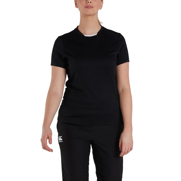 Canterbury Dam/Ladies Club torr T-shirt 16 UK Svart Black 16 UK