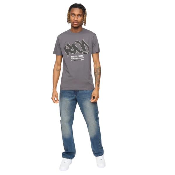Kings Will Dream Markered T-shirt för män M Asfalt Asphalt M