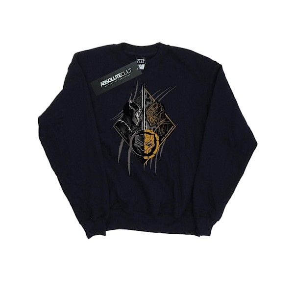 Marvel Dam/Kvinnor Black Panther Vs Killmonger Sweatshirt XXL Black XXL