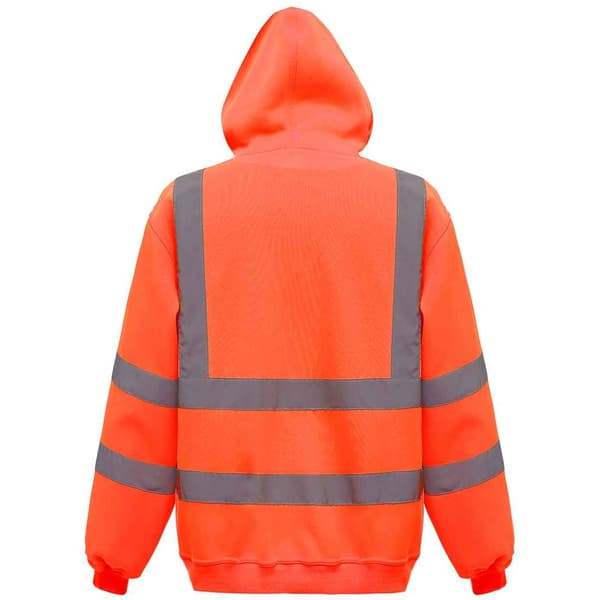 Yoko Herr Hög Synlighet Hoodie S Orange Orange S