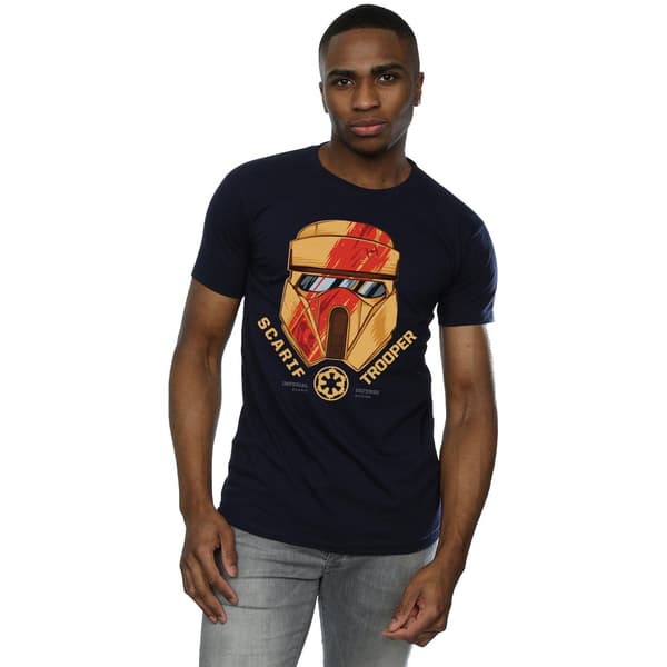Star Wars Herr Rogue One Scarif Shore Trooper T-Shirt M Deep Na Deep Navy M