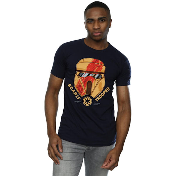Star Wars Rogue One Scarif Shore Trooper T-shirt M Deep Na för män Deep Navy M