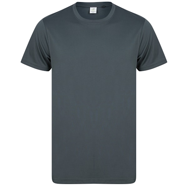 Tombo Performance T-shirt för män, återvunnet material, L, kolgrå Charcoal L