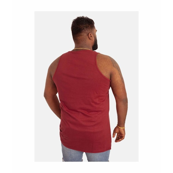 Duke Herr Tanktop Fabio 2 Kingsize 2XL Röd Red 2XL