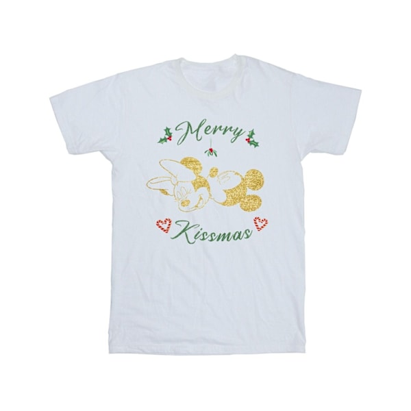 Disney Boys Mickey Mouse Merry Kissmas T-shirt 12-13 år Vit White 12-13 Years