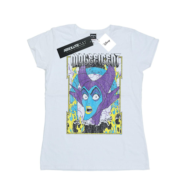Disney Dam/Kvinnor Maleficent Poster Bomull T-shirt M Vit White M