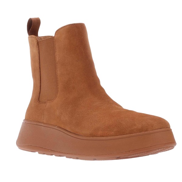 FitFlop Dam/Damer F-Mode Mocka Flatform Stövlar 4 UK Tan Tan 4 UK