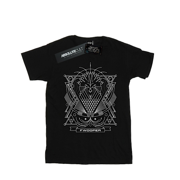 Fantastiska vidunder Mäns Fwooper ikon T-shirt XL Svart Black XL