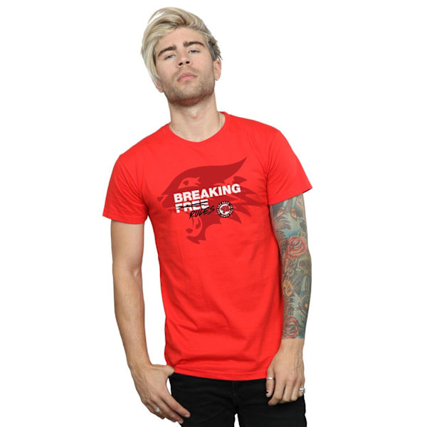 Disney High School Musical The Musical Breaking Rules T-shirt för män Red S