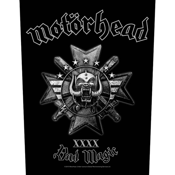 Motorhead Bad Magic Patch One Size Svart/Vit/Grå Black/White/Grey One Size