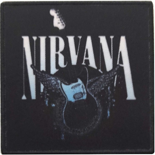 Nirvana Jag-Stang Wings Standard Iron On Patch One Size Black Black One Size