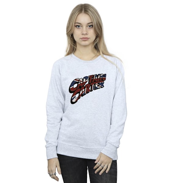 Marvel Dam/Damer Vad Om Captain Carter Sweatshirt L Sports Sports Grey L