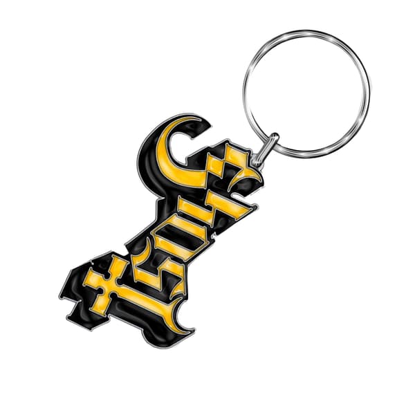 Ghost Logo Die Cast Nyckelring One Size Svart/Gul Black/Yellow One Size