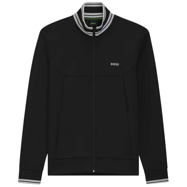 Boss Herr Broderad Logotyp Normal Långärmad Träningsjacka XL Black XL