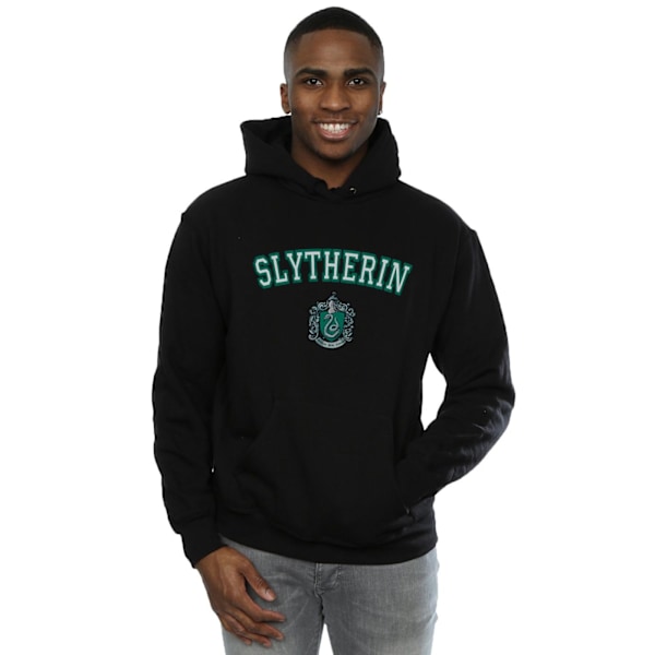 Harry Potter Herr Slytherin Crest Hoodie 5XL Svart Black 5XL