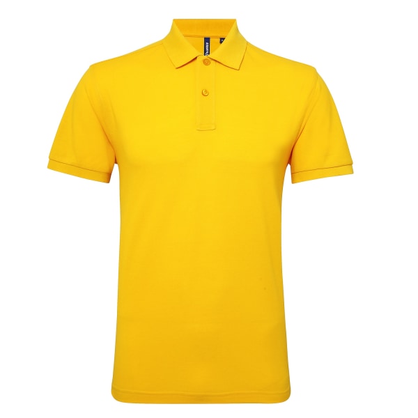 Asquith & Fox Herr Short Sleeve Performance Blend Polo Shirt L Sunflower L
