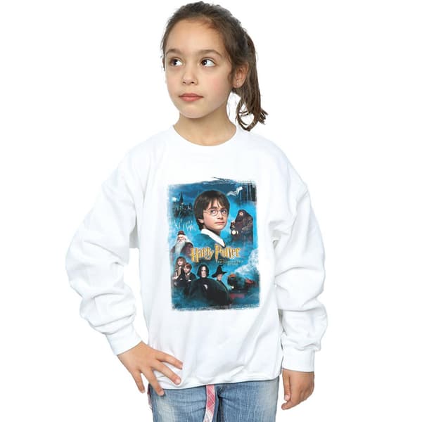 Harry Potter Flicktröja De vises sten 3-4 år Vit White 3-4 Years