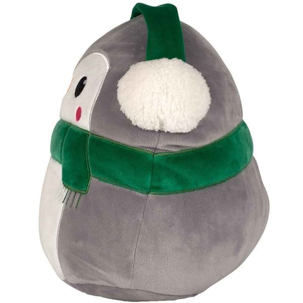 Mumbles Squidgys Pingvin Plyschleksak One Size Grå/Vit Grey/White One Size