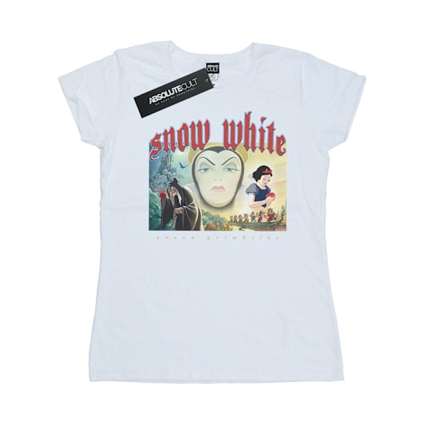 Disney Dam/Kvinnor Snövit Och Drottning Grimhilde Bomull T-shirt White M