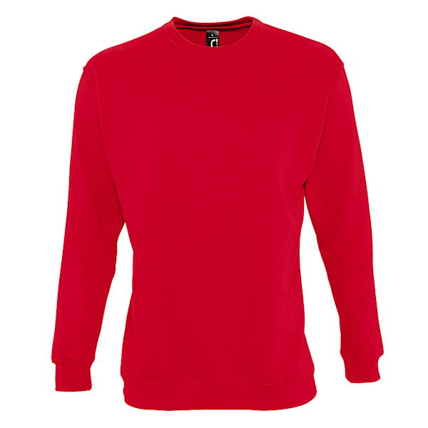 SOLS Supreme Plain Cotton Rich Sweatshirt 3XL Röd Red 3XL