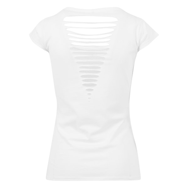 Bygg ditt varumärke Dam/Dam Back Cut Tee XS Vit White XS