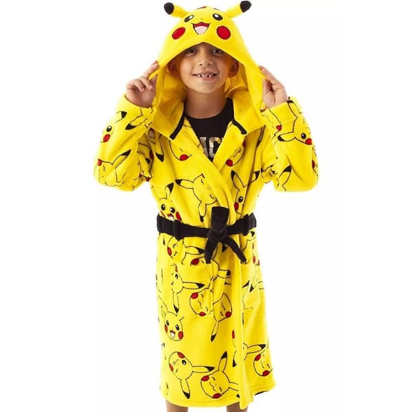Pokemon Barn/Barn Pikachu Front Pocket Robe 13-14 År Gul Yellow 13-14 Years