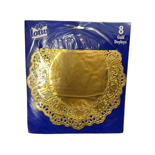 Lotus Spetsduk (8-pack) One Size Guld Gold One Size